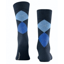 Burlington Daily Sock Edinburgh SO Space Blue Men - 1 Pair